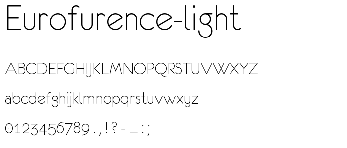 eurofurence light font