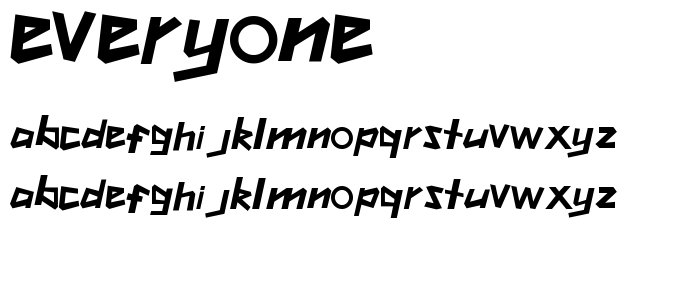 everyone font