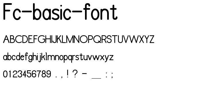 FC Basic Font font