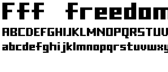 FFF Freedom  font