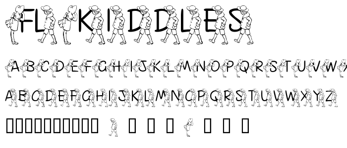 FL Kiddles font