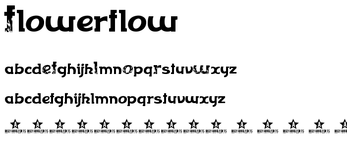 FLOWERFLOW font