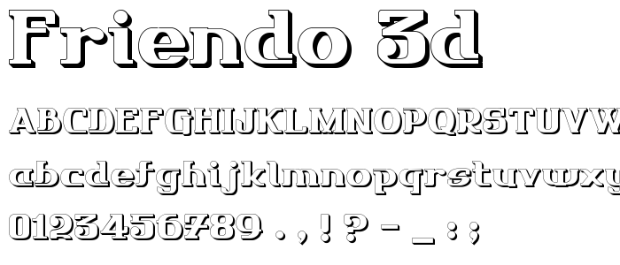 FRIENDO 3D police