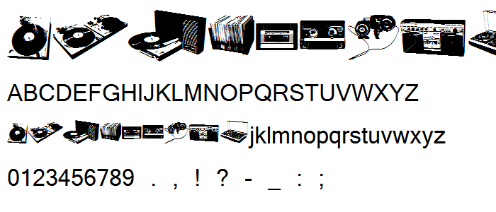 FT dingsprevi font