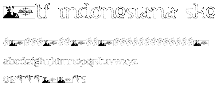 FTF Indonesiana Sketch Serif v 1 police