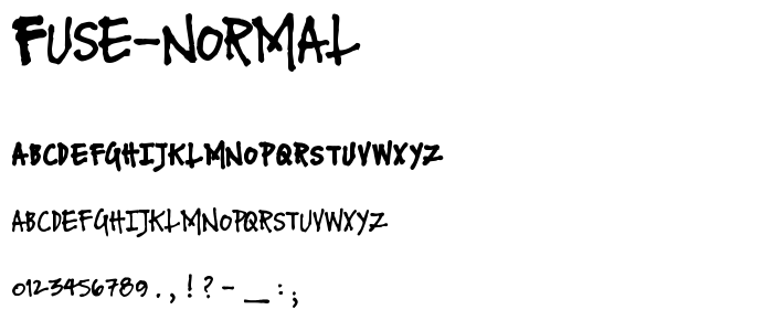 FUSE normal font