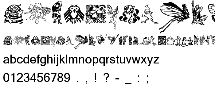 Faerie font