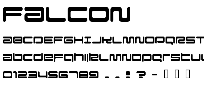 Falcon font