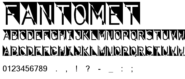 Fantomet 2 font