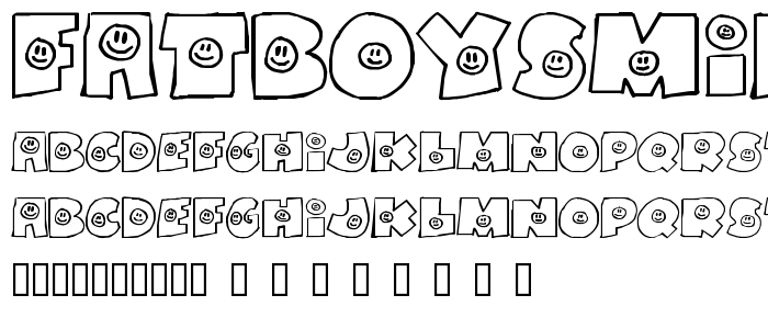 FatBoySmiles font