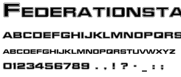 FederationStarfleet font