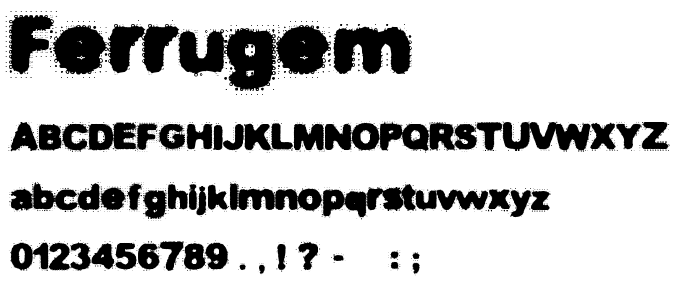 Ferrugem font