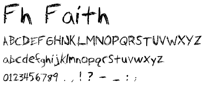 Fh_Faith font
