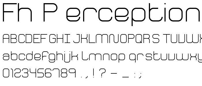 Fh_Perception font