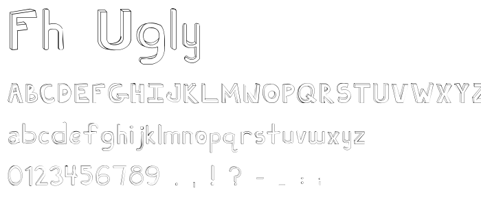 Fh_Ugly font