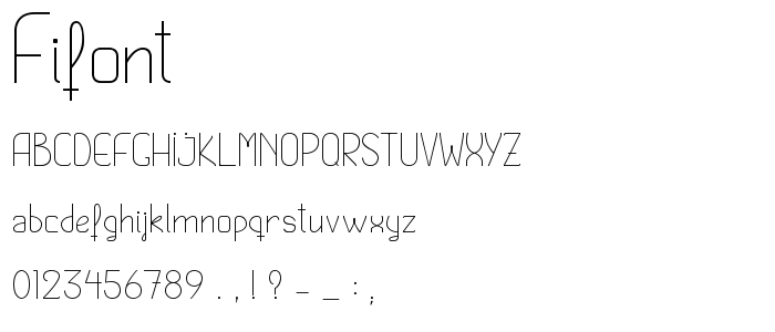 Fifont font