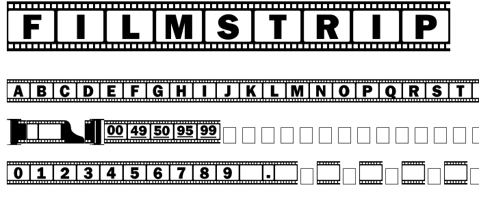 FilmStrip font