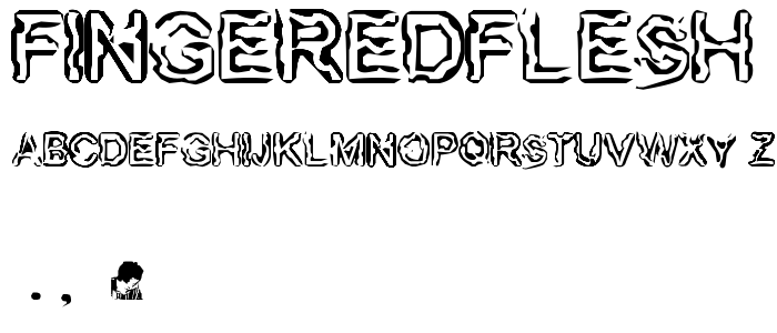 FingeredFlesh font