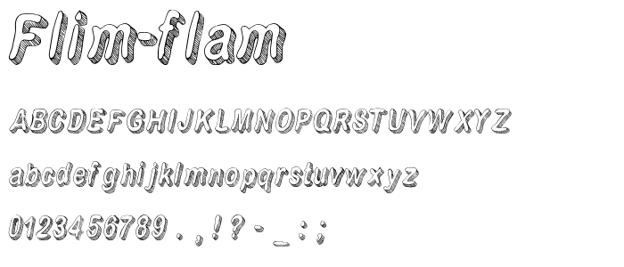 Flim-Flam font