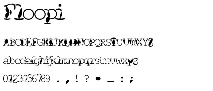 Floopi font