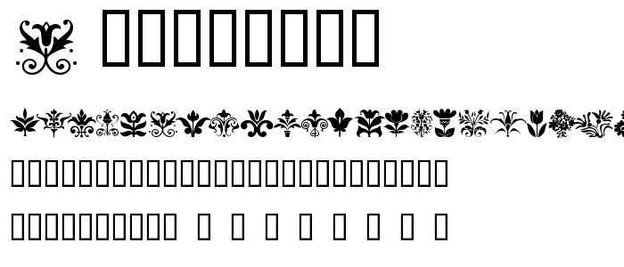 FloraDeco font