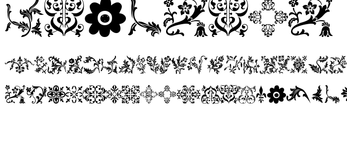 Floralia font