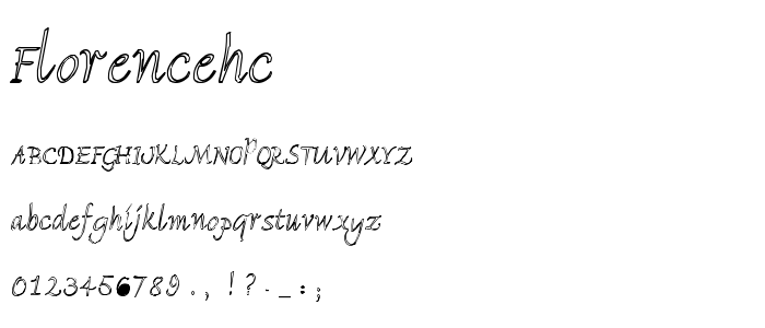 FlorenceHC font