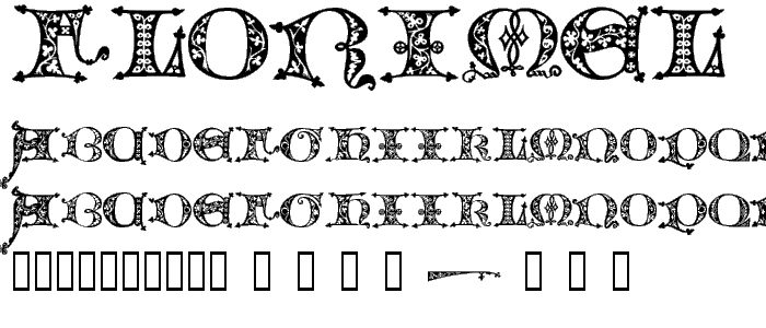 Florimel font