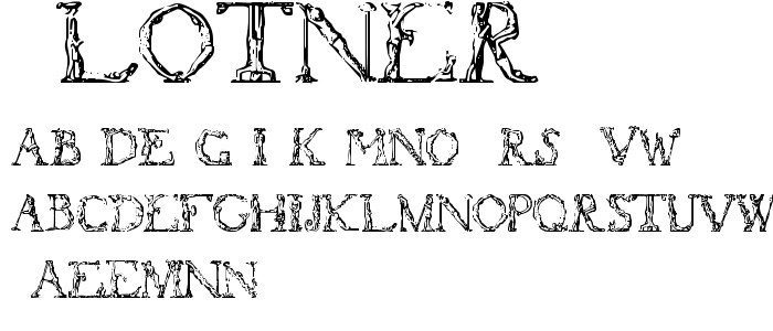 Flotner font