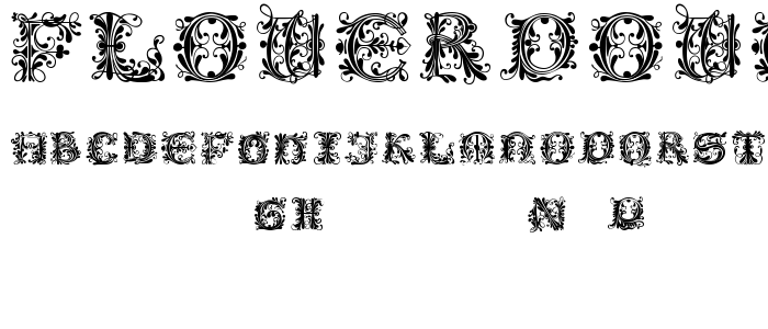 FlowerPower font