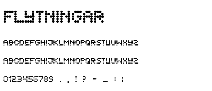 Flytningar font