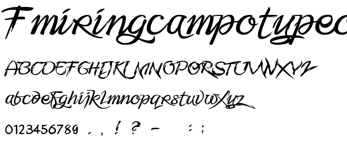FmiringCampotypeOne font