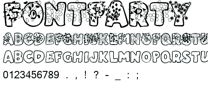 FontParty  font