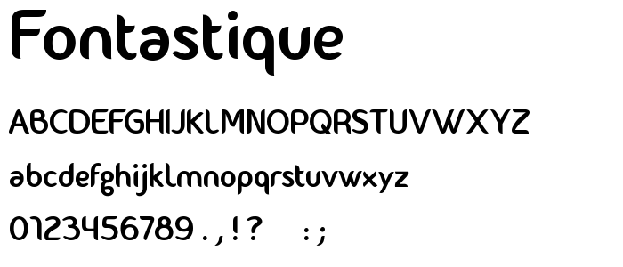 Fontastique font