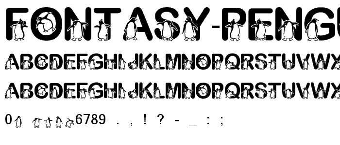 Fontasy Penguin font