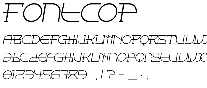 Fontcop police