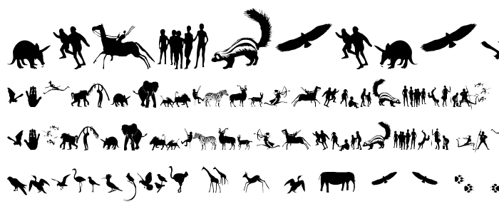 Fonts of Afrika Sample font