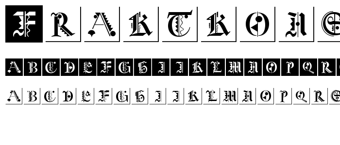 FraktKonstruct font
