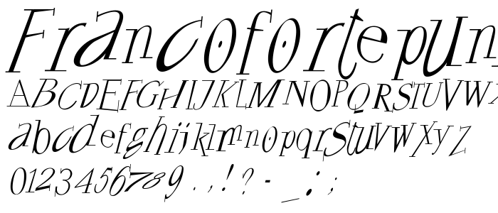 FrancofortePunk font