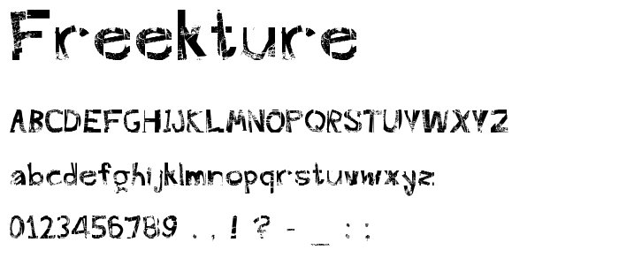 FreekTure font