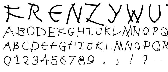 FrenzyWut font