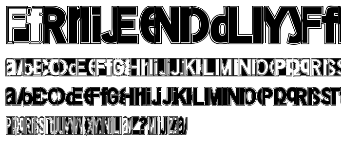 FriendlyFireMagic font