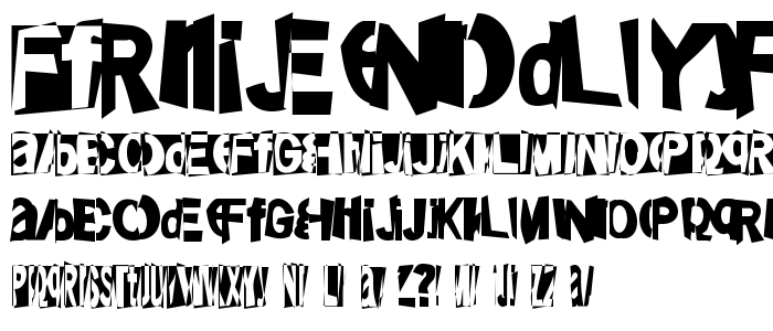 FriendlyFirePower font