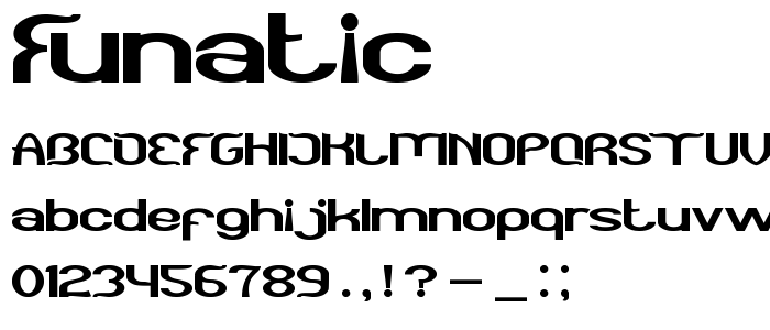 Funatic font