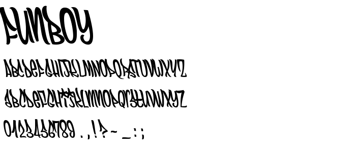 Funboy font