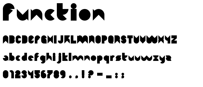 Function font
