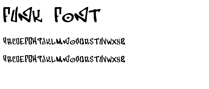 Funk font