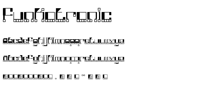 Funkotronic font
