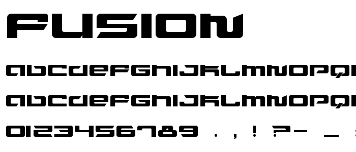 Fusion font