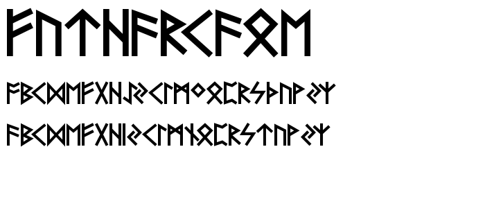 Futhark AOE font